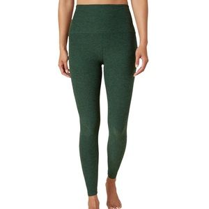 (NWT) Beyond Yoga Spacedye Out Of Pocket Legging in Forest Green Heather, Size S